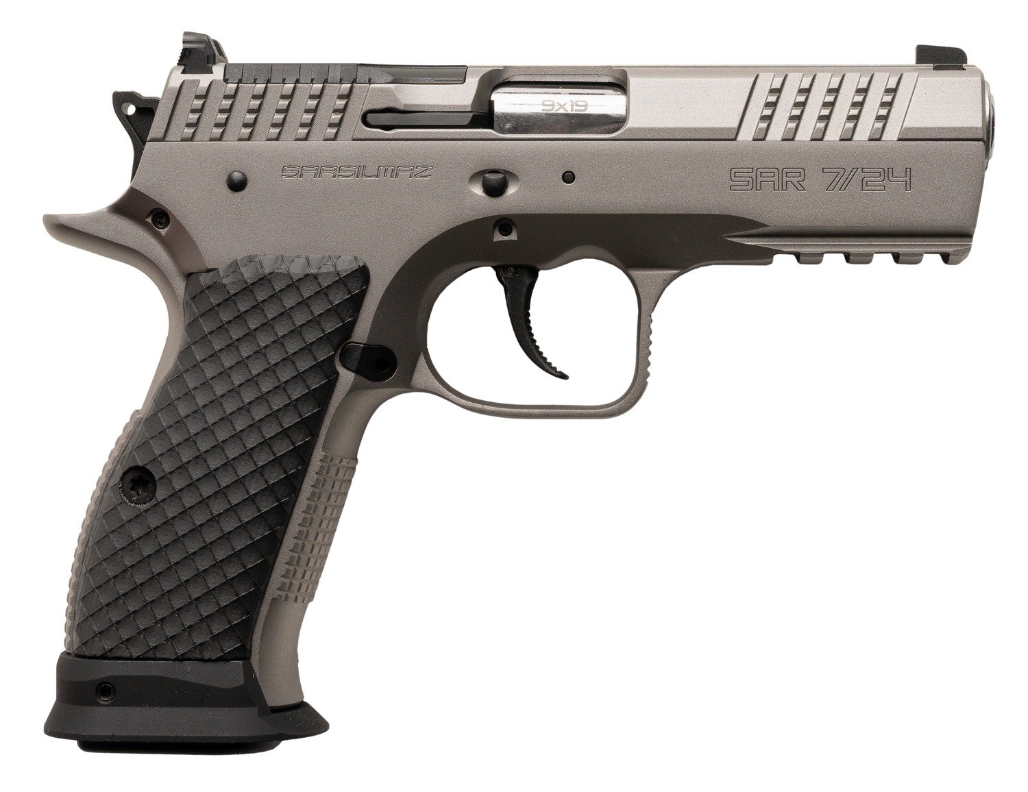SAR Firearms SAR7/24 7/24 9mm 4.2" Stainless Semi-Auto Pistol - SAR