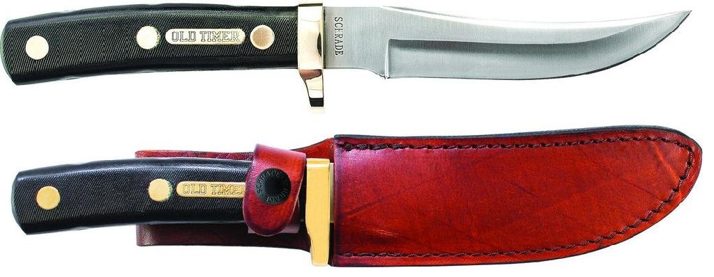 OLD 1187199 5" Blade 9.3" Overall 7Cr17 Stainless Leather Sheath - OLD