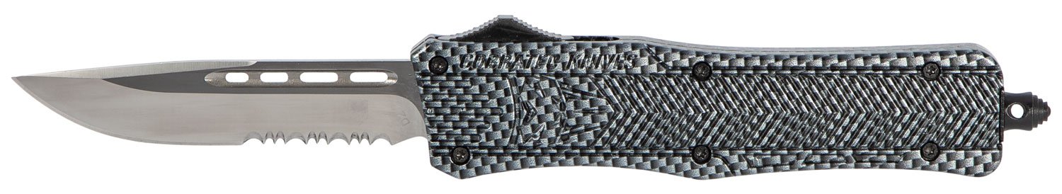 Buy CobraTec MSCFTK1MDS CTK-1 Medium 3" OTF D2 Steel Knife Carbon Fiber Handle online