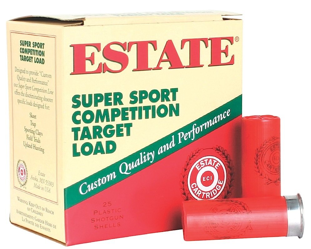 Estate Cartridge Super Sport 12 ga 2 3/4  1 oz #7.5 1235 fps - 25/box - EST - LEAD