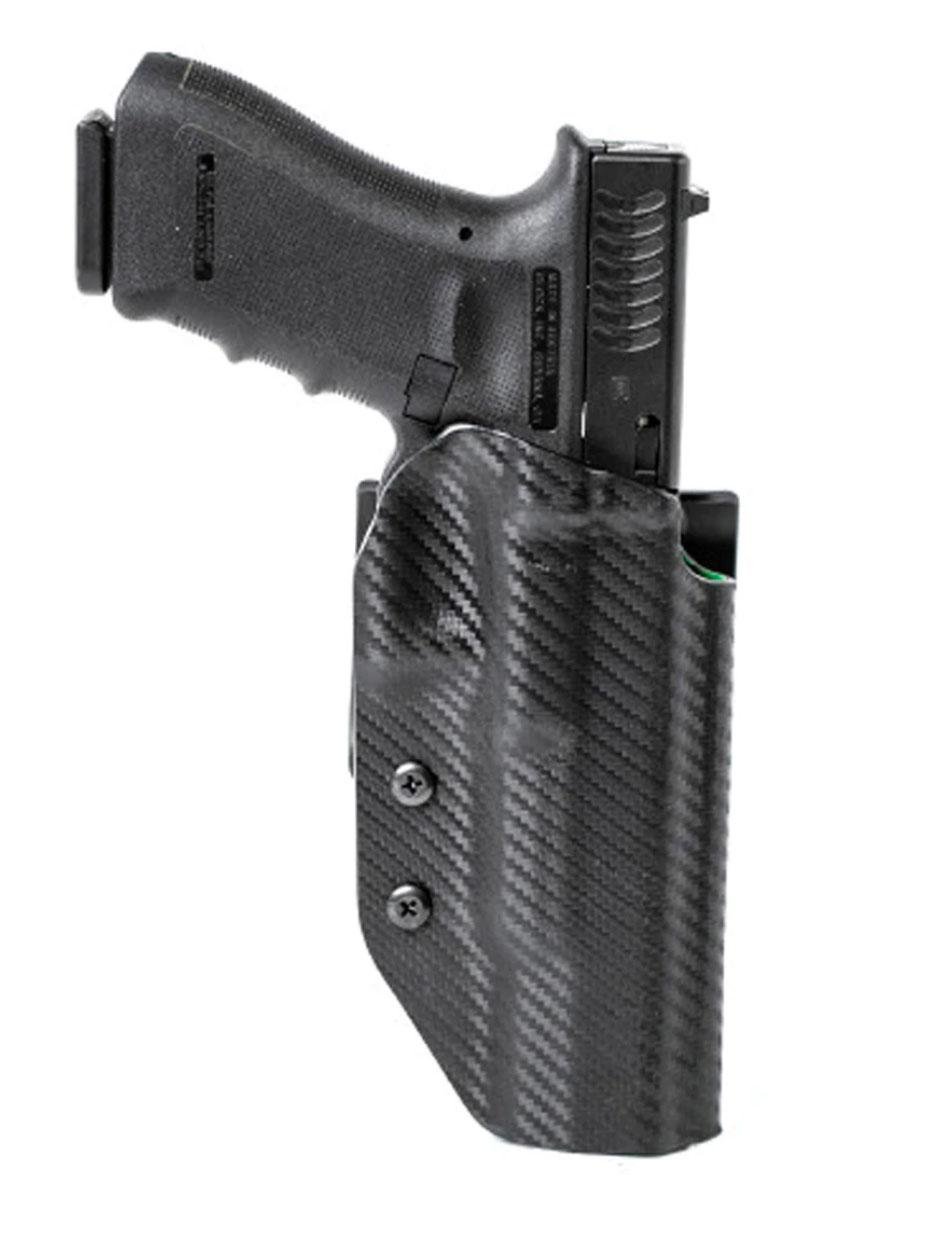 Buy Uncle Mike's 54RNC75BGL Range Holster OWB Black/Green for S&W M&P 9L online