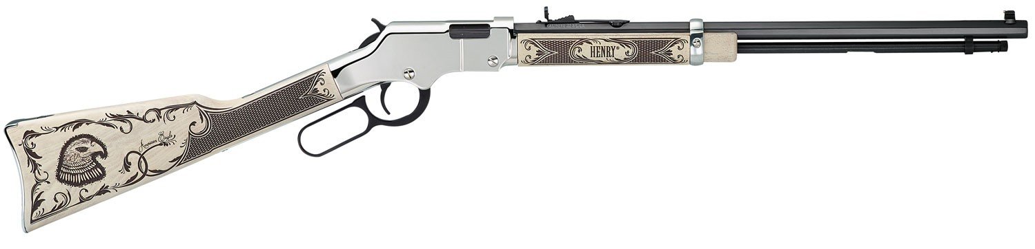 Henry H004AE American Eagle .22 S/L/LR 20 in Octagon Blued Lever Action