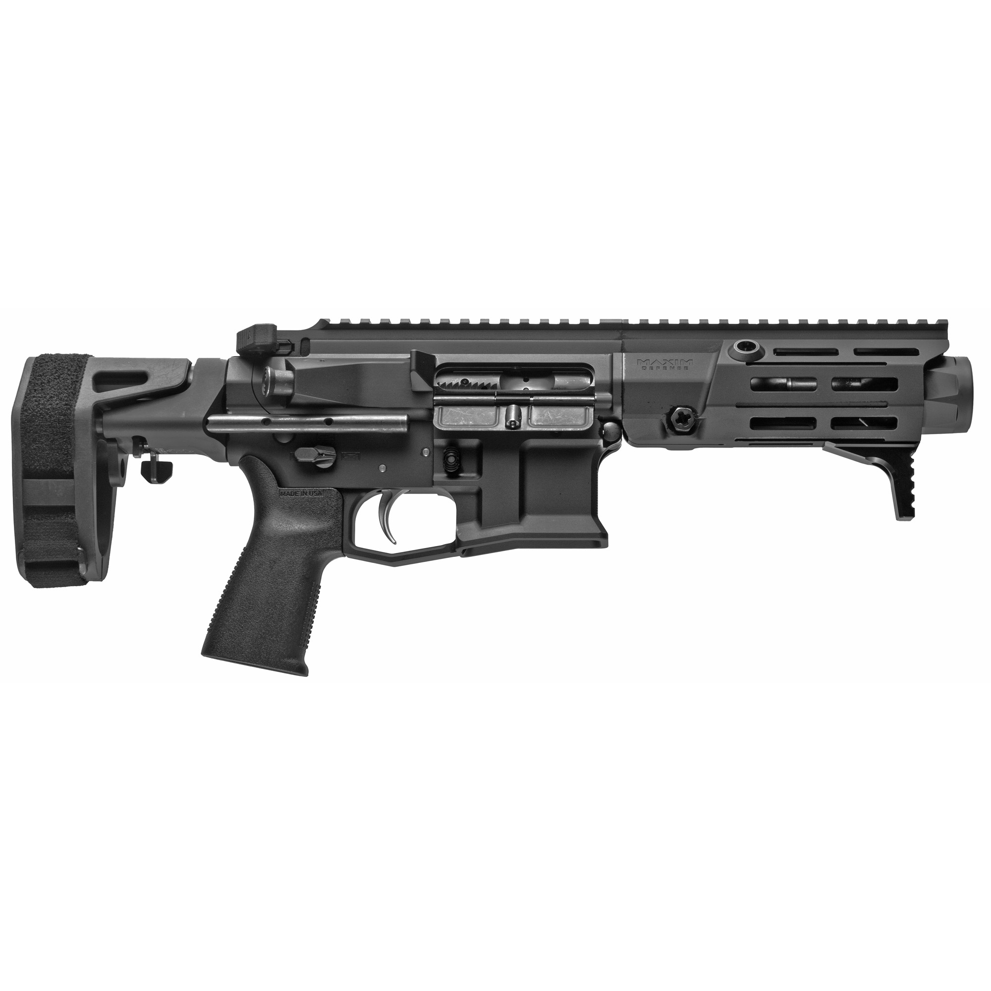 Maxim Defense PDX Aluminum AR Pistol - Black | 7.62x39 5.5" Barrel H...
