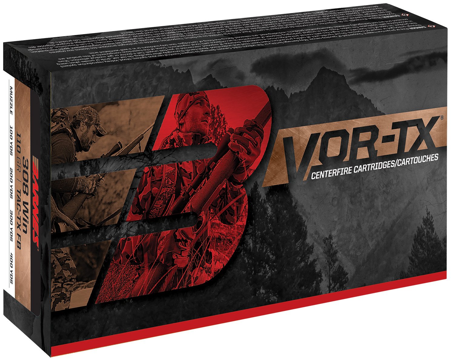 Barnes VOR-TX 30-06 Springfield 180 Grain Tipped TSX Boat Tail 20 Rounds