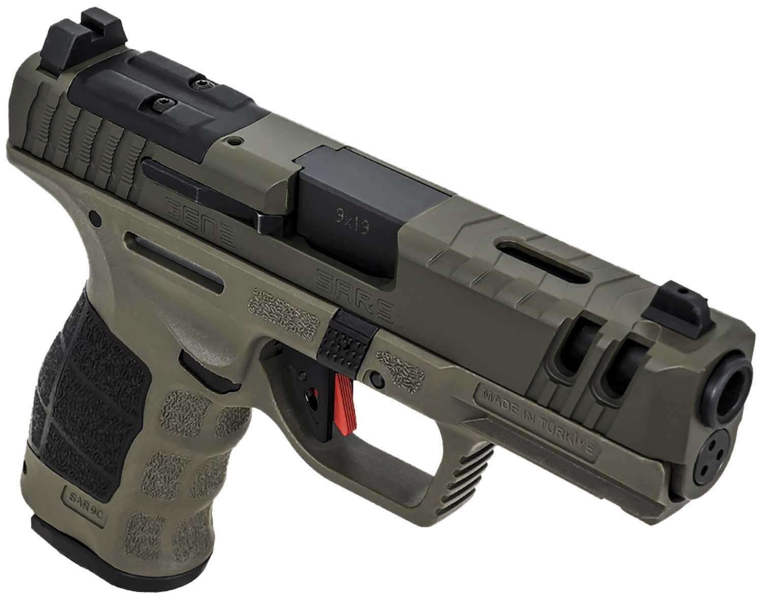 SAR USA SAR9CG3OD SAR9 C Gen3 Compact Frame 9mm Luger 15+1 4" Black... - SAR USA - 9mm