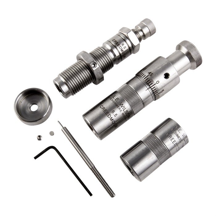 L.E. Wilson KBFC-65CRE Die Kit 2 6.5 Creedmoor, Steel, Micrometer Seater - L.E. Wilson - 6.5 Creedmoor