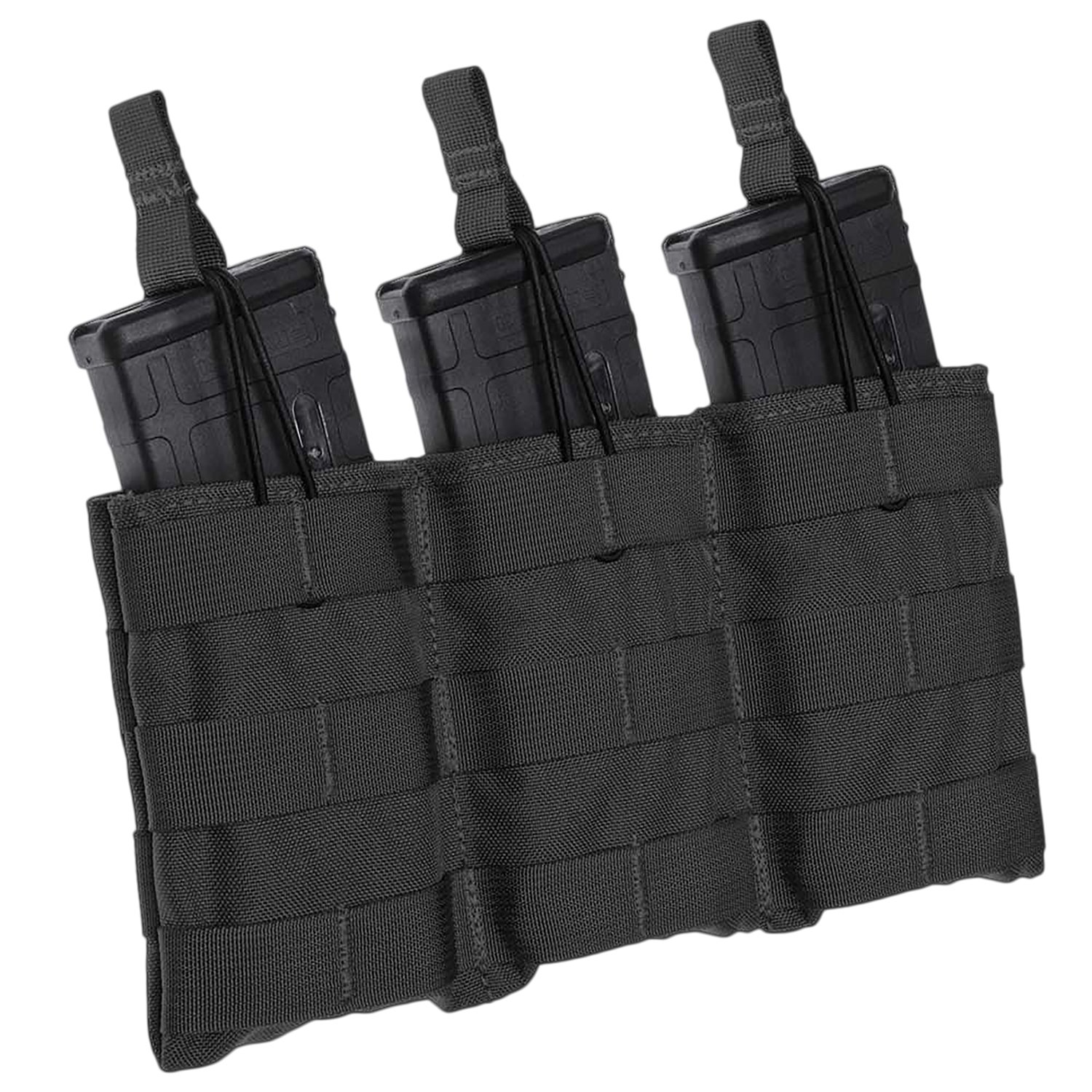 TacShield T3508BK Triple Speed Load Rifle Molle Pouch Black