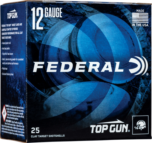 Federal TG121 7.5 12GA 2-3/4" 1OZ #7.5 Top Gun 250RD - Federal Premium Ammunition - 12