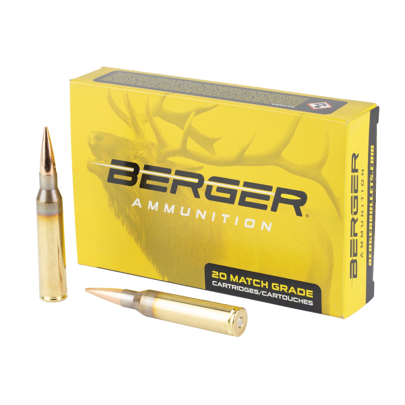 Berger Bullets Elite Hunter .338 Lapua 300 Grain Boat Tail 20 Rounds per
