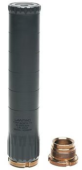LanTac M-SPEC22S Suppressor Direct Thread 22LR/17HMR/22WMR and