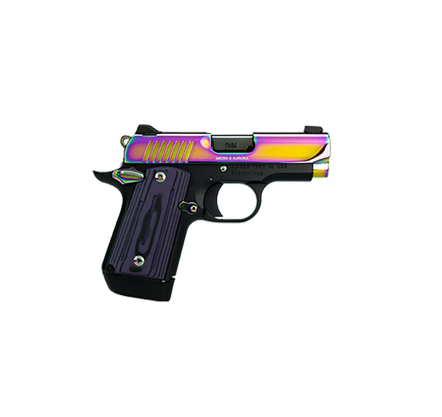 Kimber Micro 1911 Pistol: Aluminum Frame, Steel Sights, Single-Action Trigger - Kimber Manufacturing, Inc. - 9mm