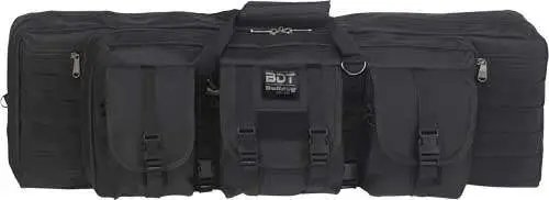 Bulldog Cases & Vaults BDT3736B Deluxe Tactical Rifle Case, 36in, Black - Bulldog