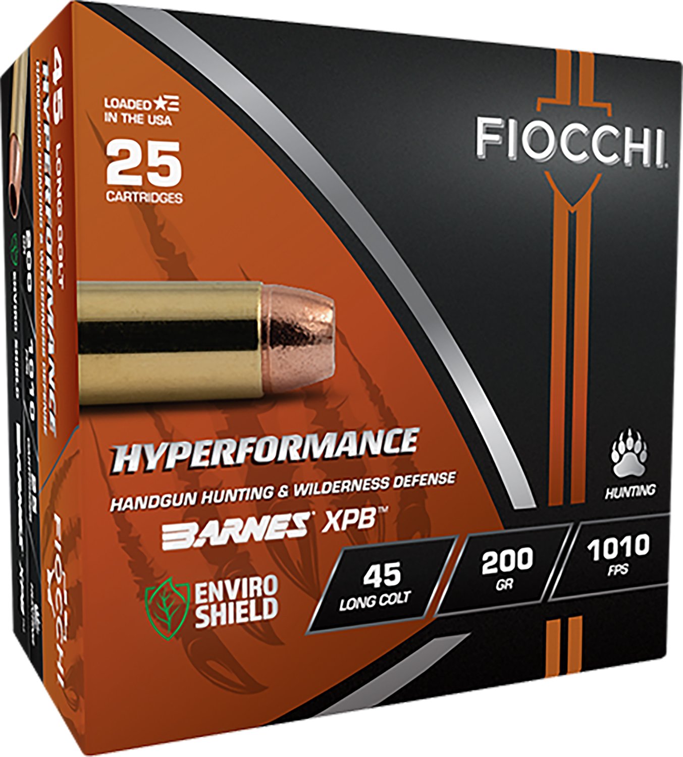 Fiocchi 45LCBA Hyperformance 45 Colt 200gr XPB 25/Box Hunting Ammo - Fiocchi - XPB