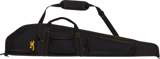 Browning Flex 50" Rifle Case Black and Gold Ripstop Fabric - Browning