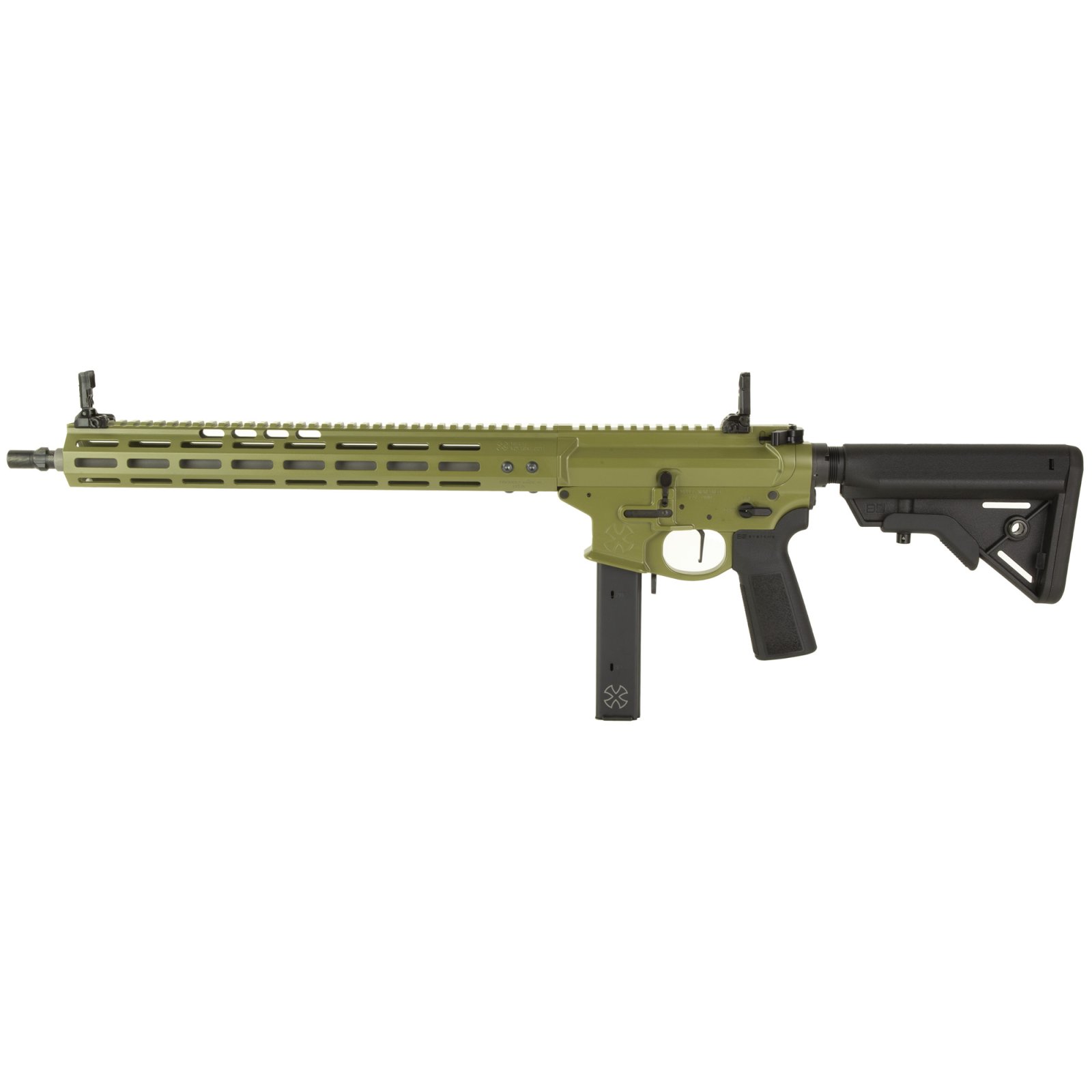 Noveske NOVESKE9 AR-9 9MM Semi-Auto Rifle - 16" Tri Lug Barrel, Bazooka Green, 32Rnd