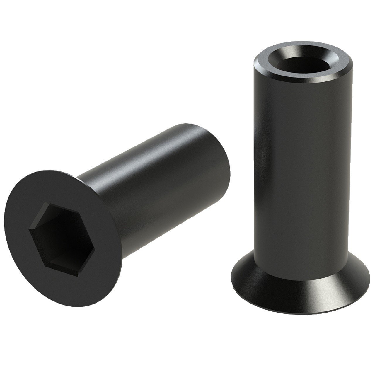 YHM VICTRA-12 Sleeve Nut Allen 12G 2-Pack Matte Finish - Yankee Hill Machine Co.