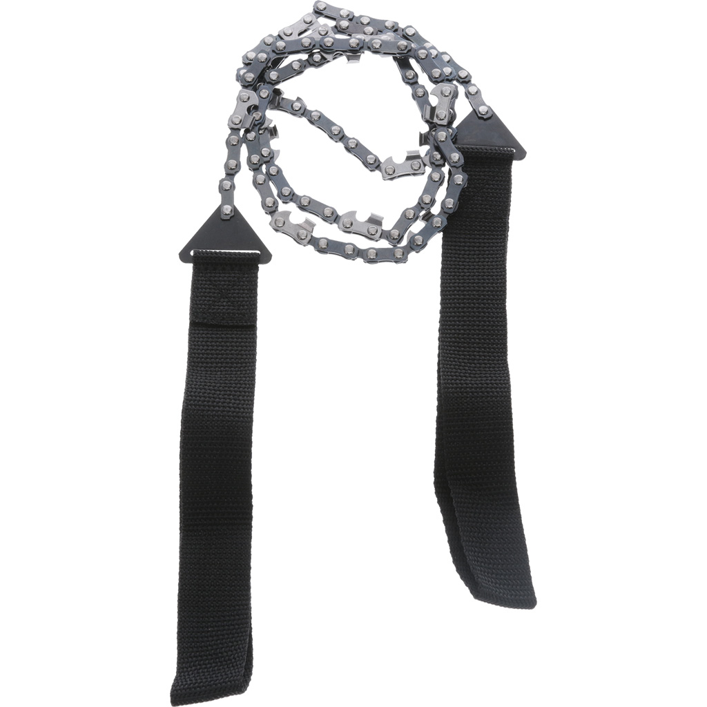 HME HME-RSAW36 Pocket Chainsaw 36" High Carbon Steel Chain, Nylon Handles