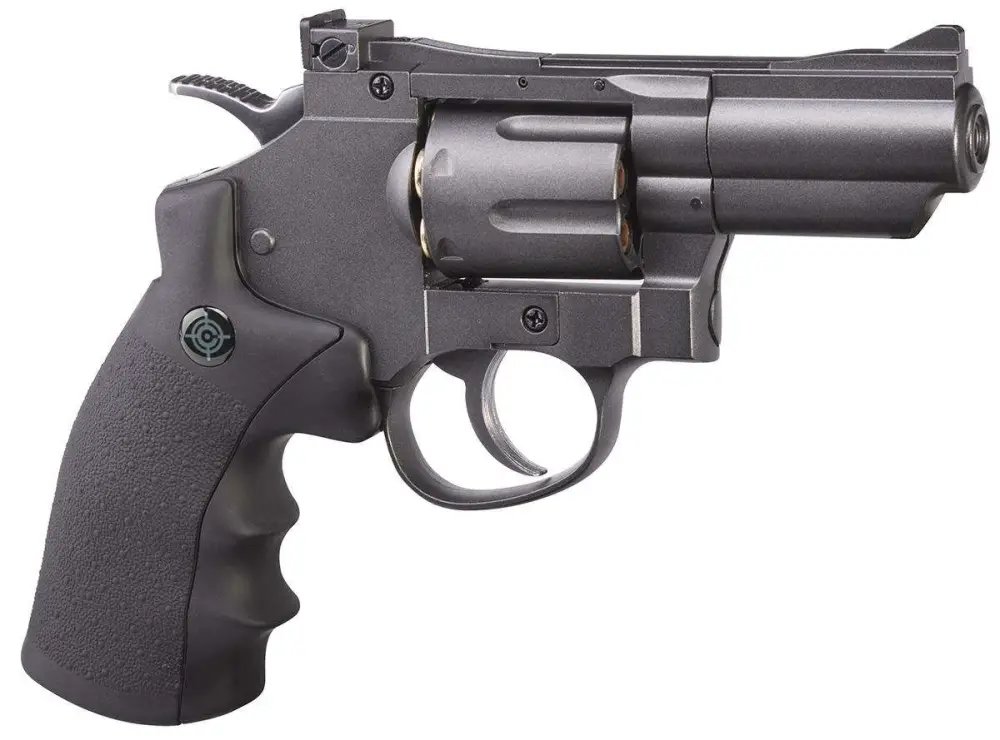 Crosman SNR357 CO2 Air Pistol 177 Caliber 6rd BB Black Rubber Grips - Crosman - DA/SA