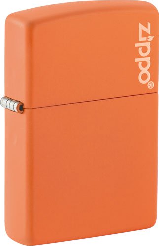 Zippo Windproof Lighter Orange Matte Blister Pack MPN 231000408
