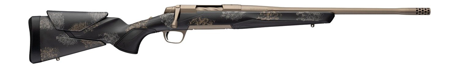 Browning X-BOLT 2 SPEED 308 WIN 4+1 18 Free Floating/ Fluted/ Cerakote Smoked Bronze  - Browning - 308 Win