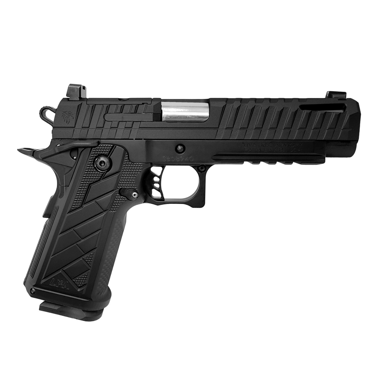 LFA APOLLO 11 V2 4.9" BBL OR FS 2-18RD MAGS BLACK