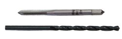 Williams Gun Sight 1768: High-Speed 8-40 Tap & #28 Drill Set, Black Silver Metal, Size 0.30X2.75X4.25