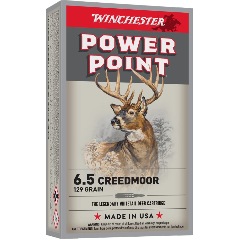 Winchester X651 6.5 Creedmoor 129 Grain Power Point 20 Rounds Box