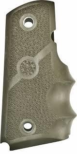 Buy Hogue HA43001 Officers Rubber Grip Finger-Grooves OD Green online