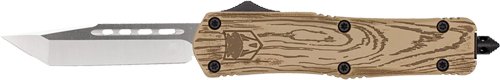 COBRATEC MEDIUM FS3 OTF 3" D2 WOOD GRAIN CERAKOTE - CobraTec Knives
