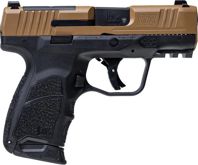 Heckler & Koch CC9 9mm Luger 3.32 In 10+1 12+1 Brown Polymer - Heckler & Koch - 9mm Luger for sale at TheGunDock