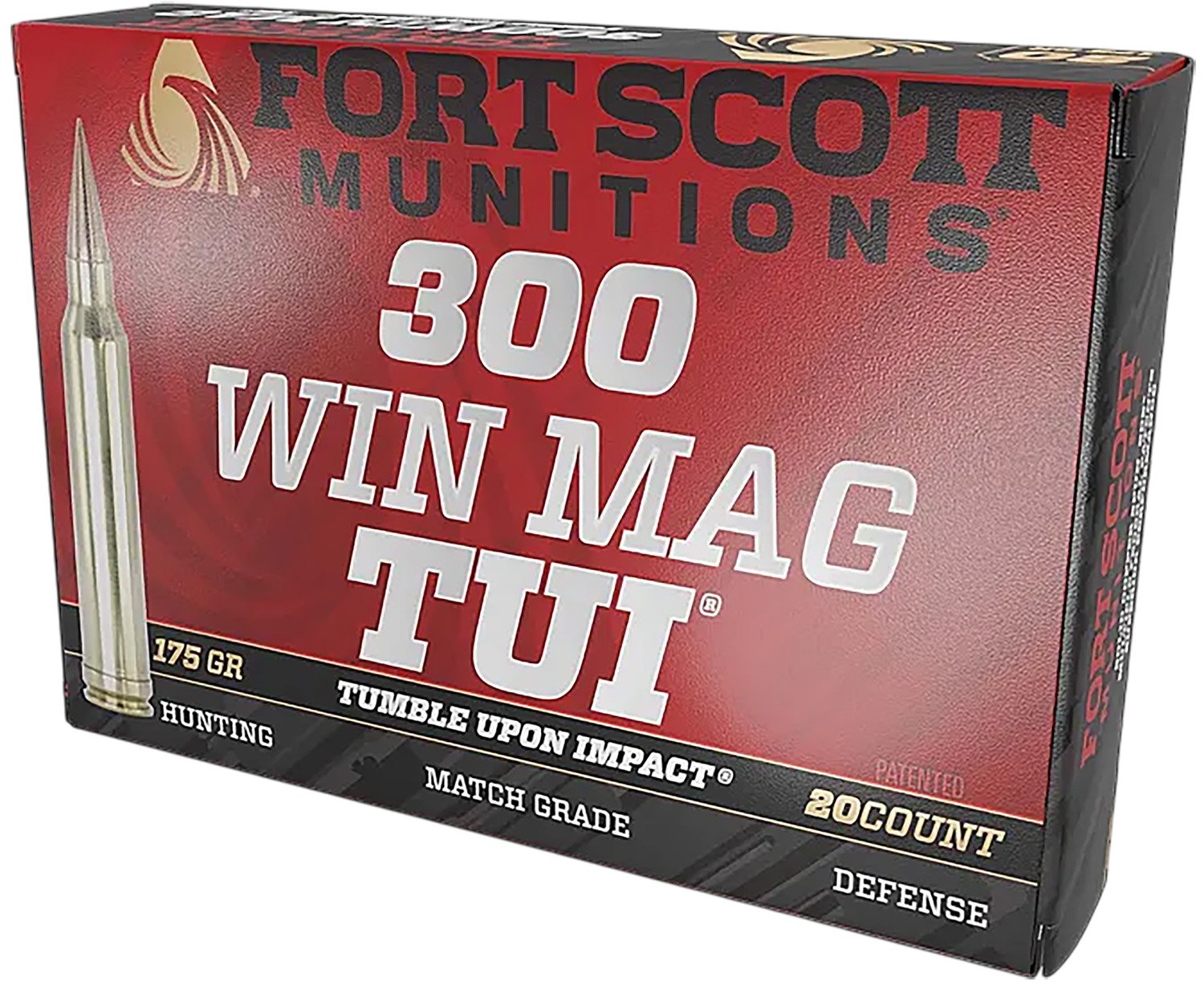 Buy Fort Scott 300WM-175-SCV 300 Win Mag 175gr TUI Rifle Ammo 20rd online
