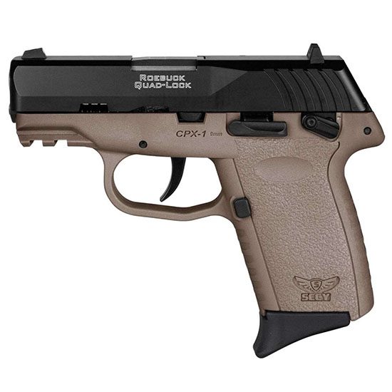 SCCY CPX-1 Gen 3 9mm Pistol Black/FDE