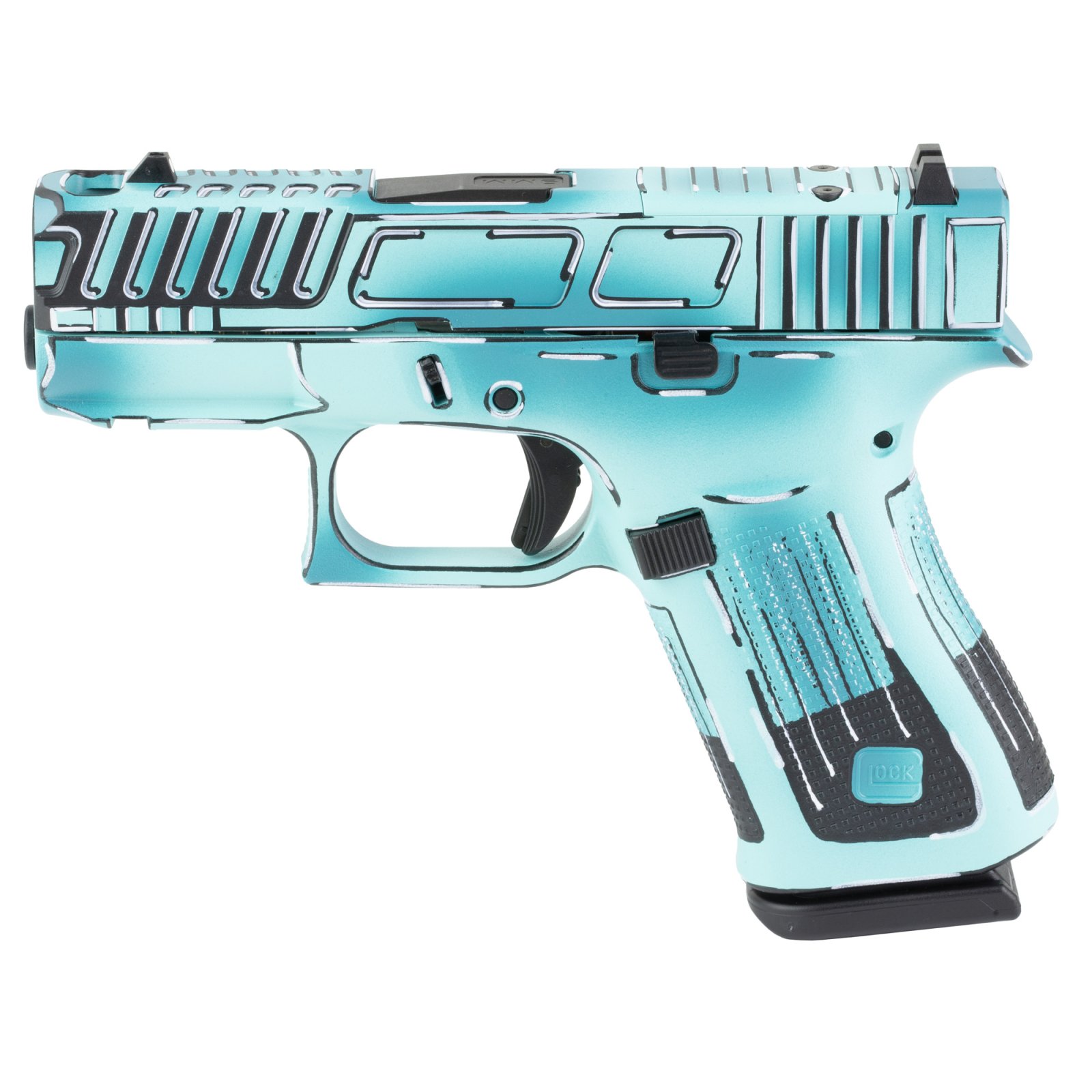 Glock 43XC Semi-automatic Striker Fired 9MM 3.41" Ported Barrel Optics