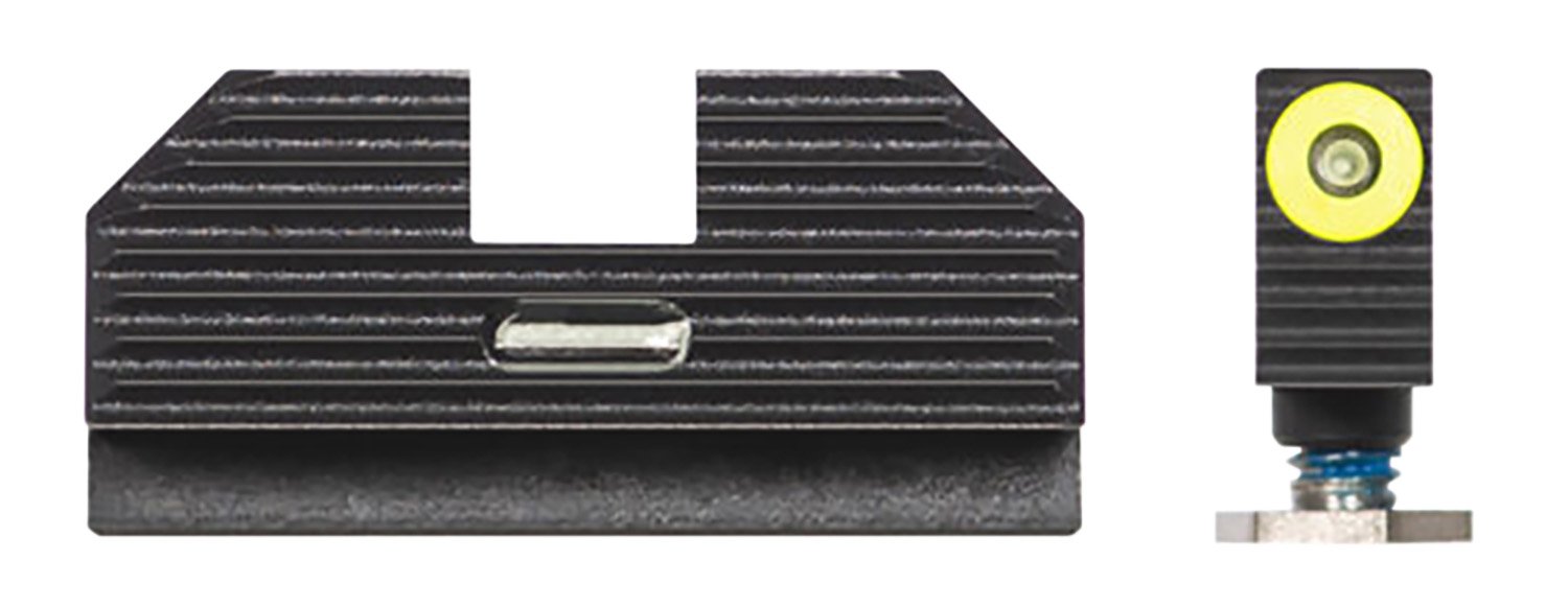 NIGHT FISION Costa Ludus for Glock 17/19/34 Sight Set (GLK-001-010-YGXG) - Nightforce Optics - STEEL