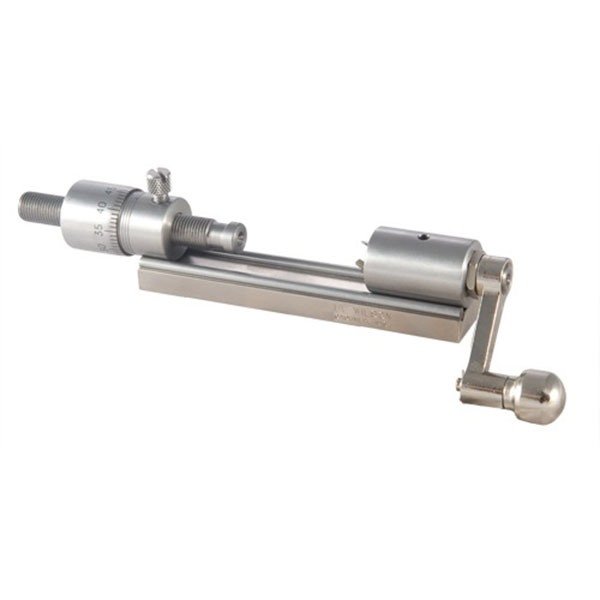 L.E. WILSON STAINLESS CASE TRIMMER WITH MICROMETER ONLY - L.E. Wilson