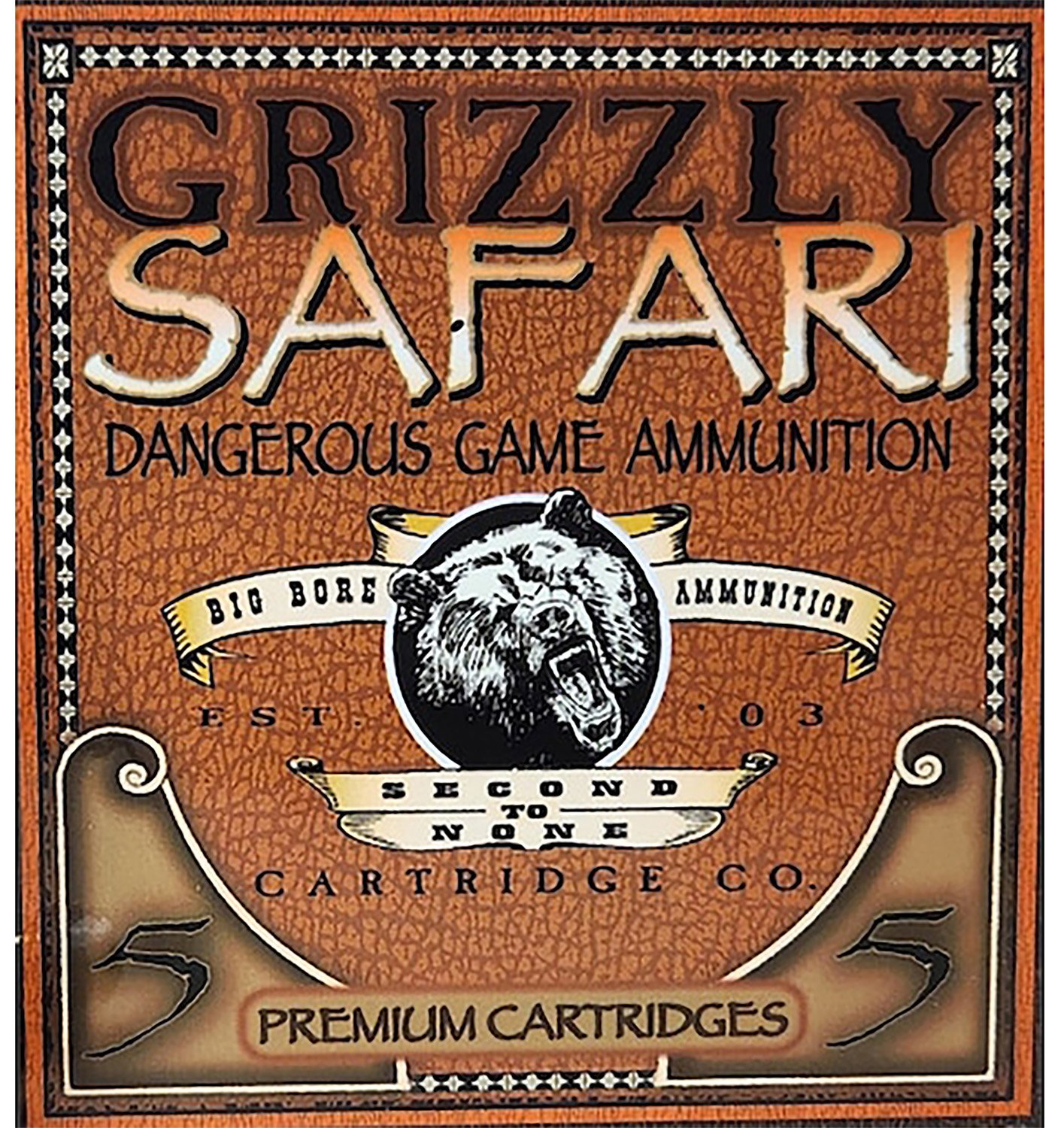 Buy Grizzly GC5NE2 Ammo 500 Nitro Express 570gr Triple Shock X 5/Box online