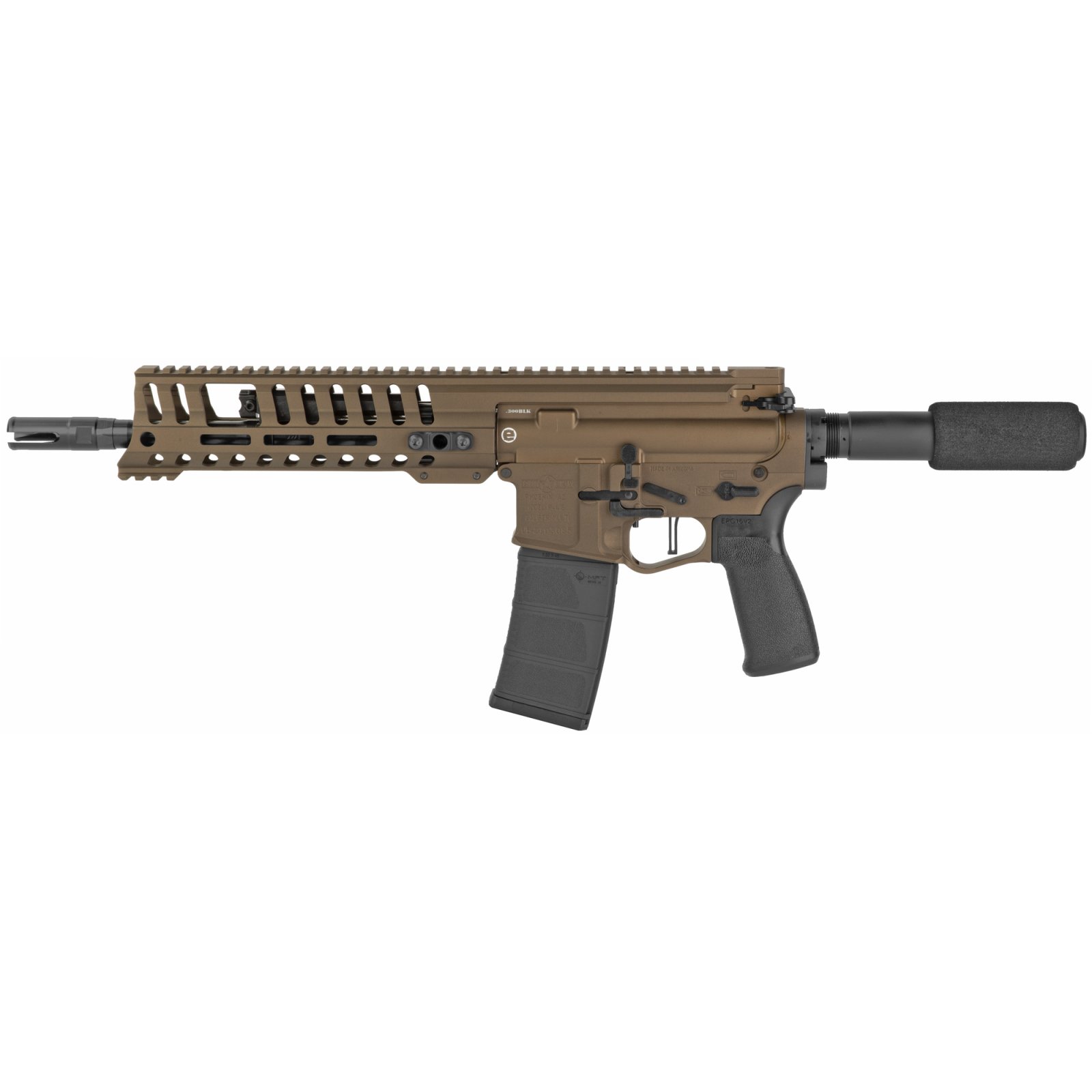 Patriot Ordnance P415 Edge 300 Blackout AR Pistol 10.5" Burnt Bronze - POF USA - 300 Blackout