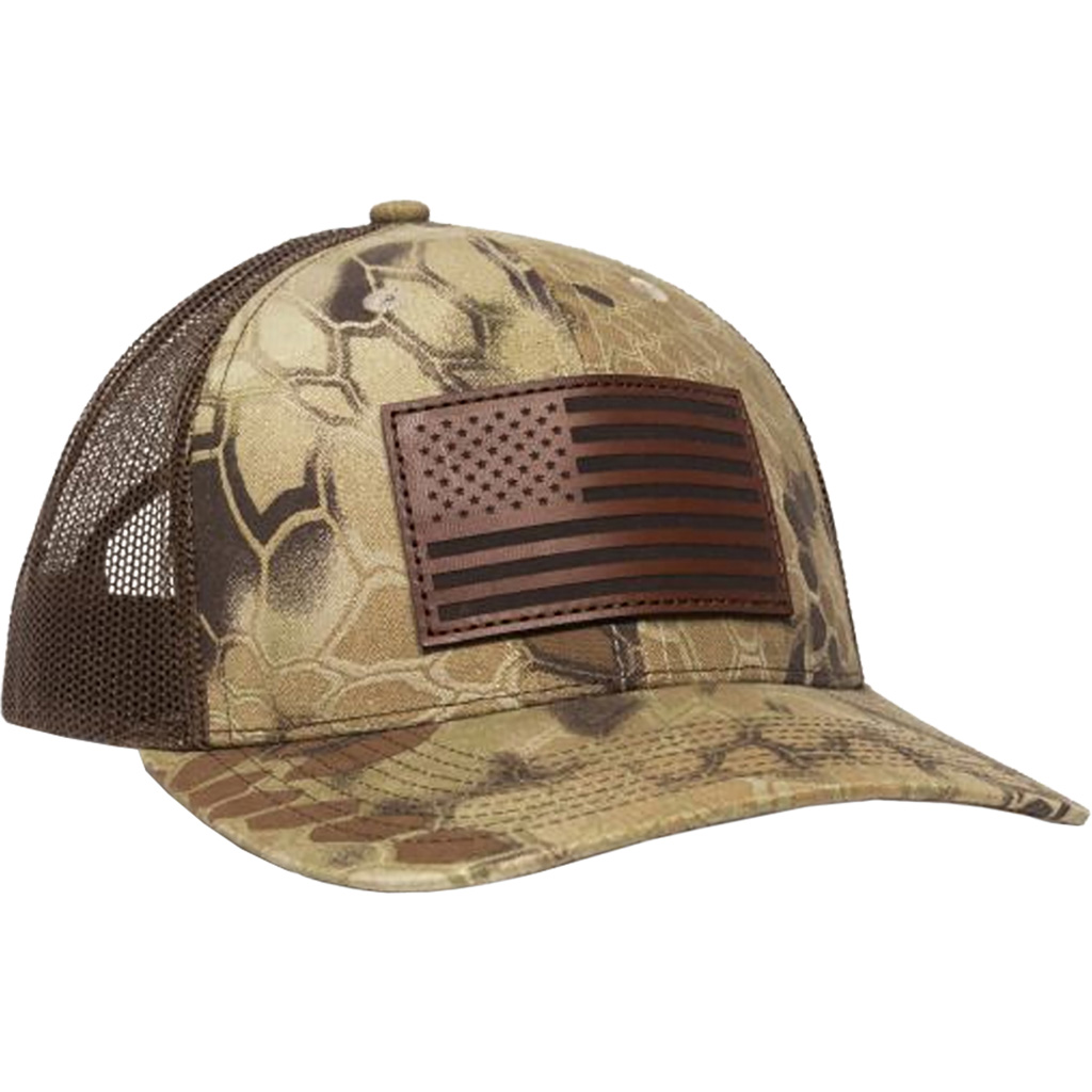 Outdoor Cap USA771CAMO-KRY American Flag Kryptek Highlander Mesh Cap
