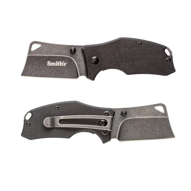 Smith's Lil Choncho Folder 2.2 In Cleaver Blade 420 Stainless G-10 - Smith's