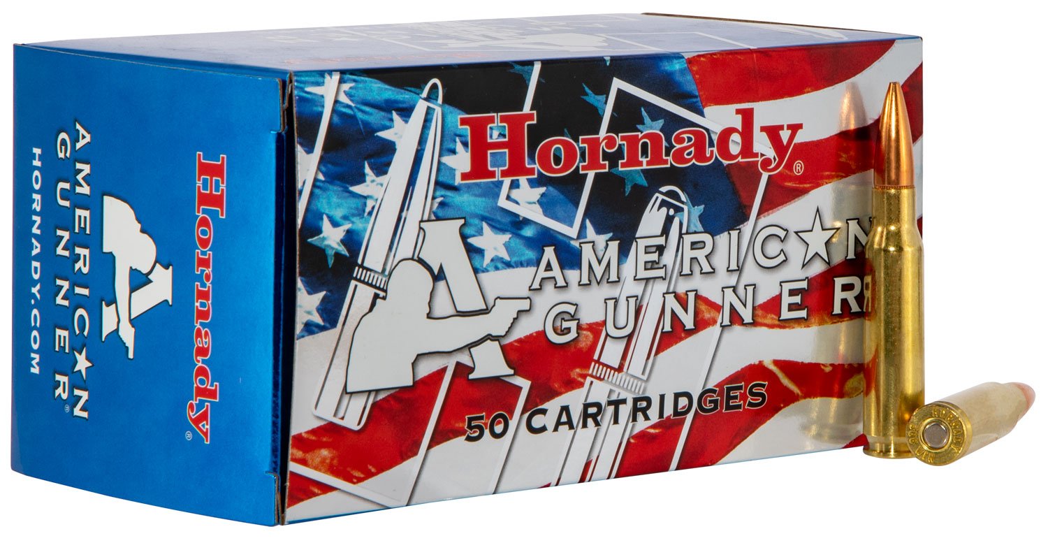Hornady American Gunner .308 Win 155 Grain HP 50 Rounds Bulk