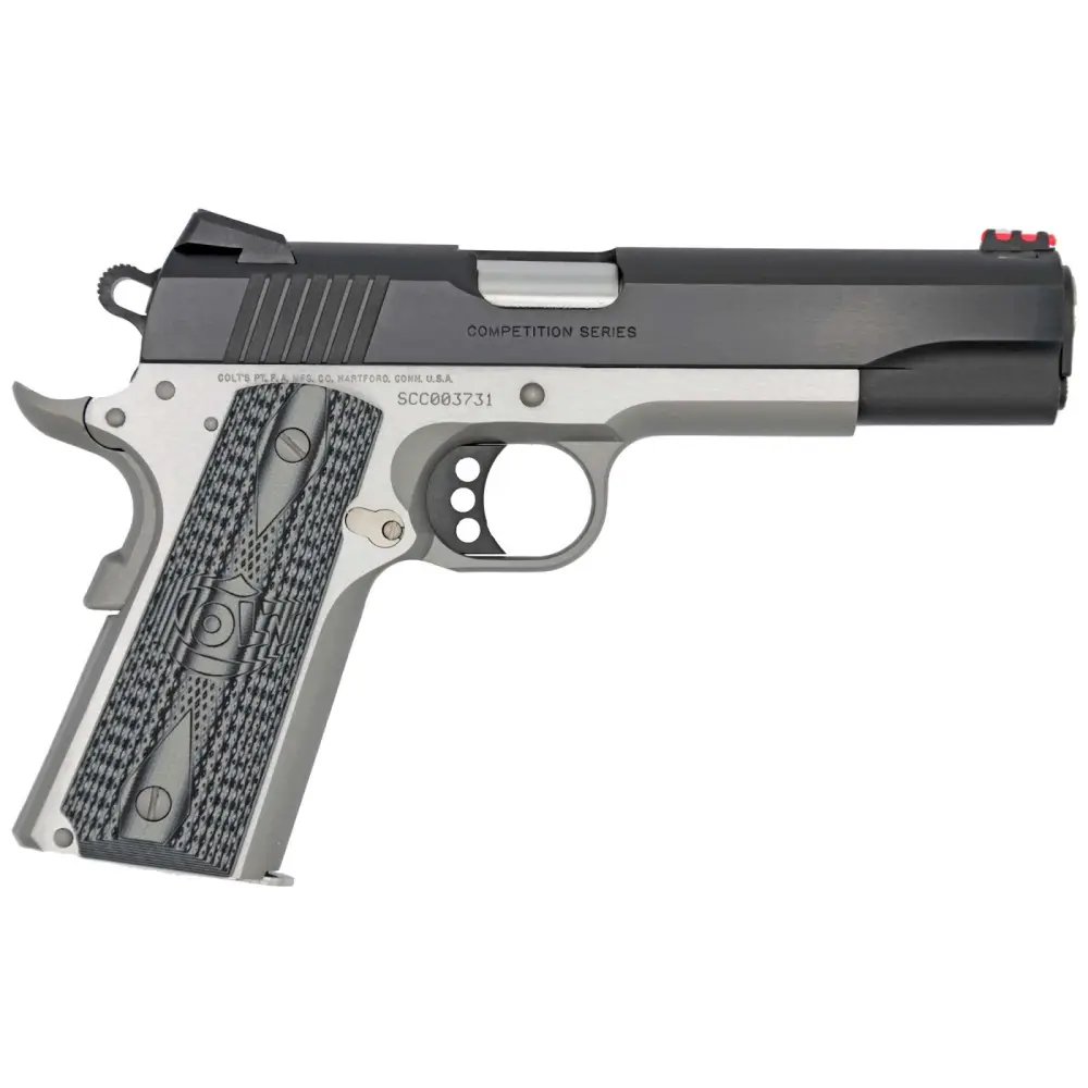 Colt O1070CCS-TT Series 70 Competition 45 ACP 5.0" Blued Semi-Auto Pistol - Colt - 45 ACP
