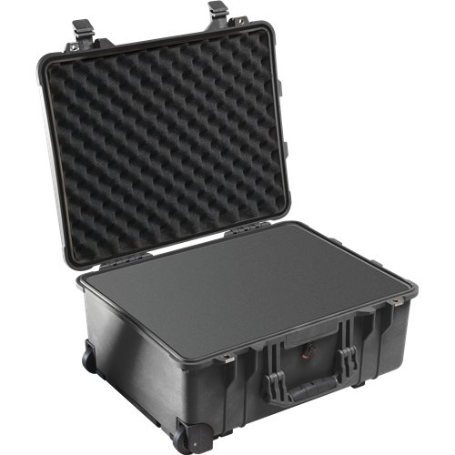 Pelican Protector Large Pistol Case, Foam Wheels/Handle, Black, 22" Dimensions