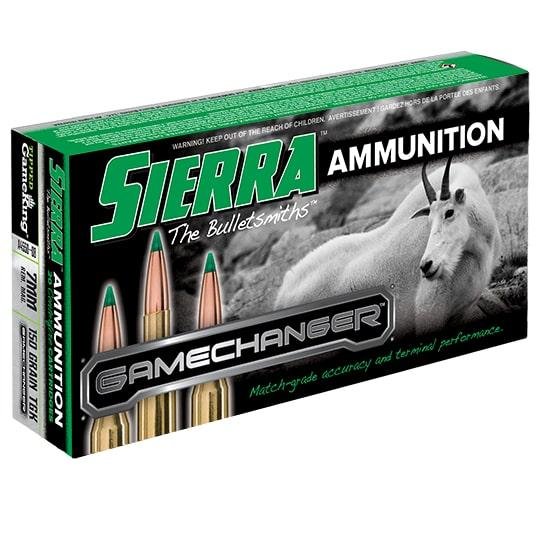 Sierra A455008 GameChanger 7mm Remington Magnum 150gr 20 Rounds Brass