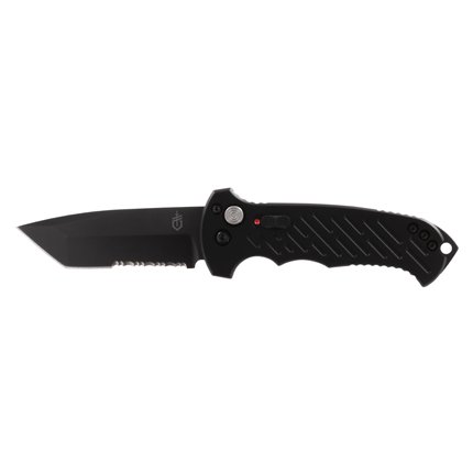 Gerber 06 Auto Tanto Serrated Knife - Model 30-000850