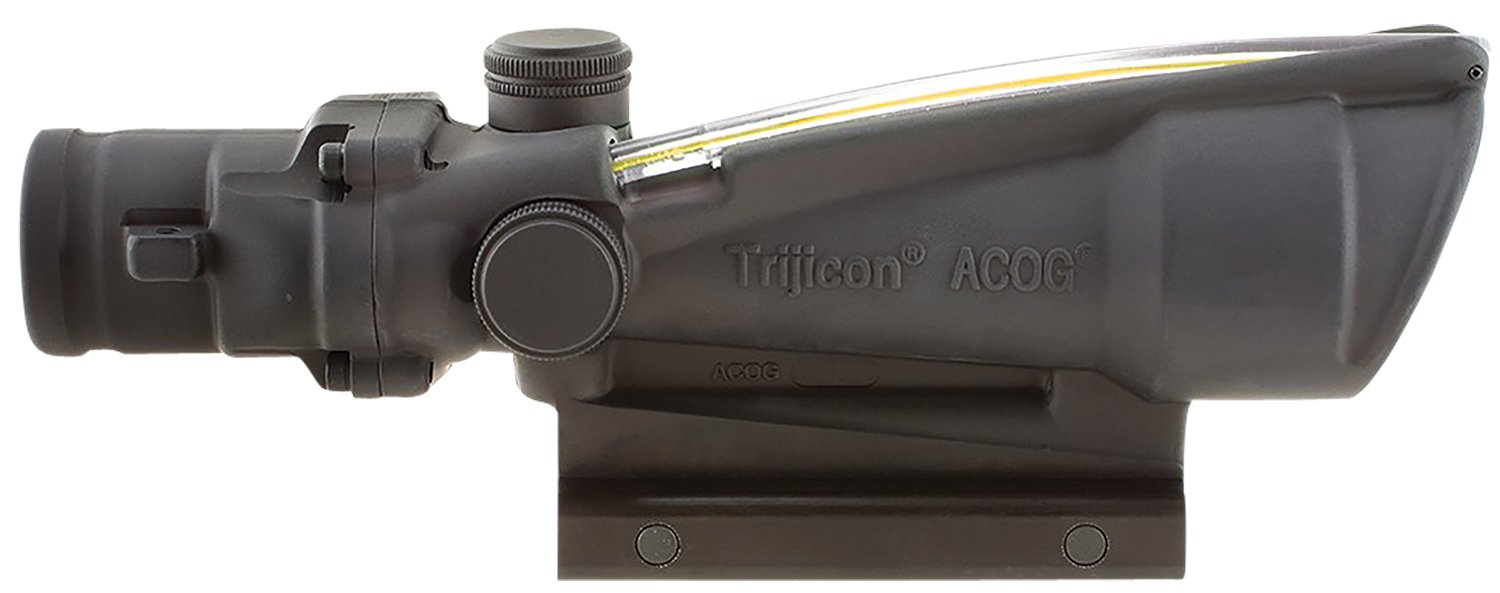 Trijicon 100146 ACOG Matte Black 3.5x35mm Illuminated Amber Chevron .22... - Trijicon - 35MM