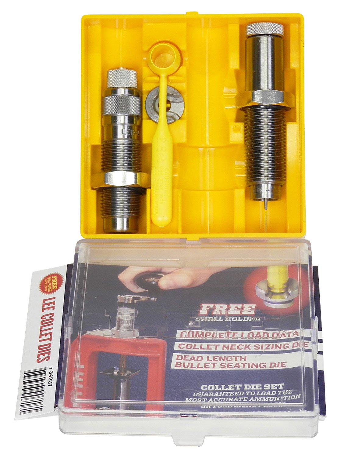 Lee Precision 90709 Collet 2-Die Set .243 Win with Shellholder - Lee Precision - 243 WIN