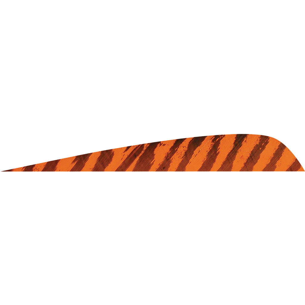Gateway 400RPBOR-50 Parabolic Feathers Barred Orange 4" RW 50 Pack