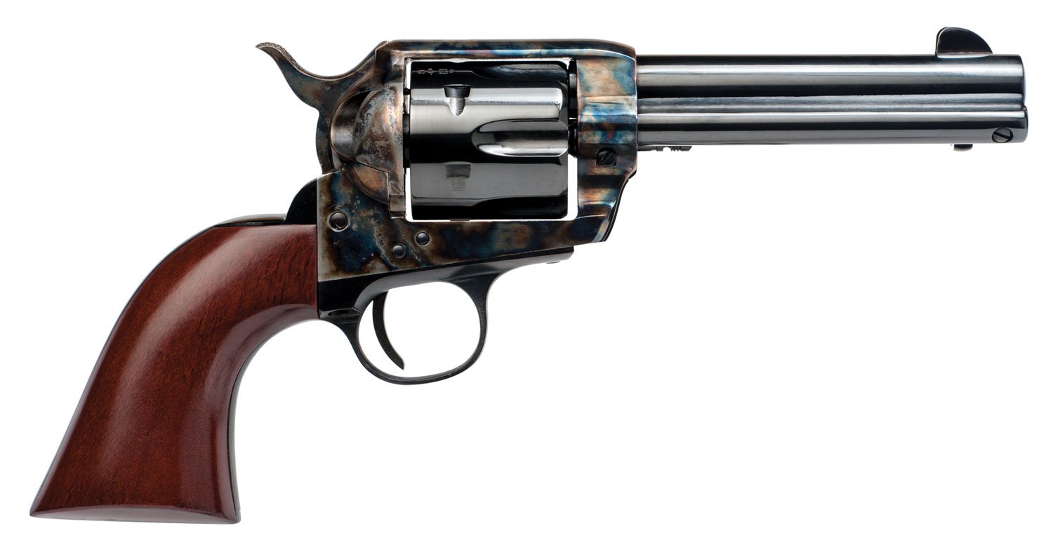 Cimarron SA Frontier Revolver .357 Mag/.38 Spl 4.75" Barrel 6 Rounds Walnut Grip