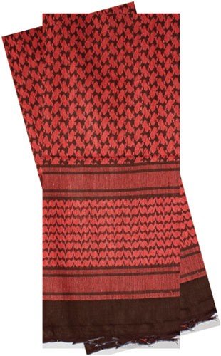 RED ROCK SHEMAGH HEAD WRAP RED/BLACK - Red Rock Gear