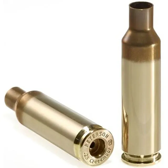 Peterson PCC25CRD50 25 Creedmoor Brass 50/Box - Peterson Cartridge Company - 25 Creedmoor